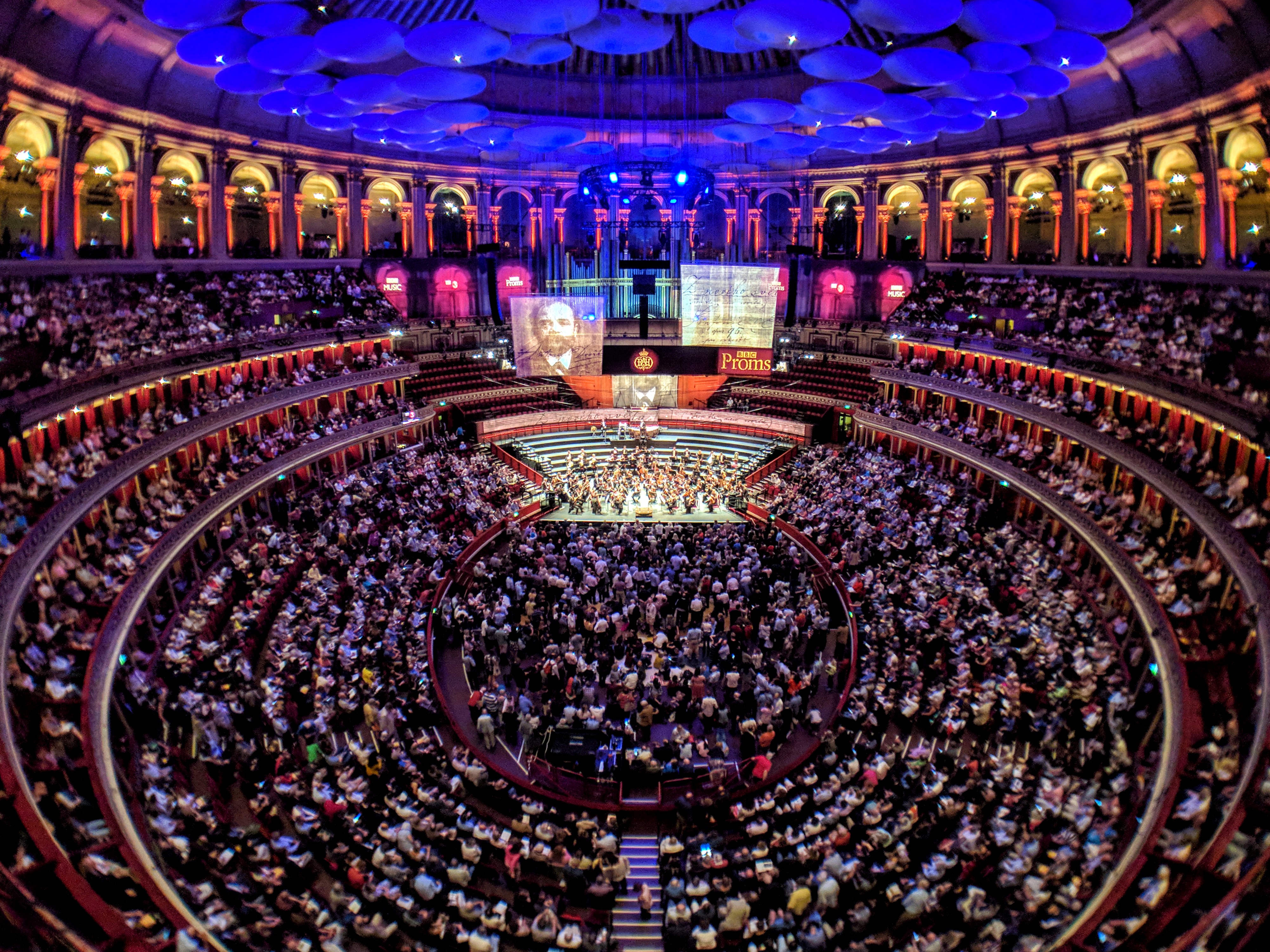 Audience in the Royal Albert Hall during the Proms